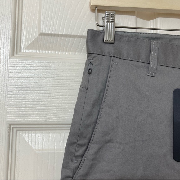 NEW Fabletics Gray The High Side Chino Shorts 29 Golf Athleisure Casual Preppy - Picture 3 of 10